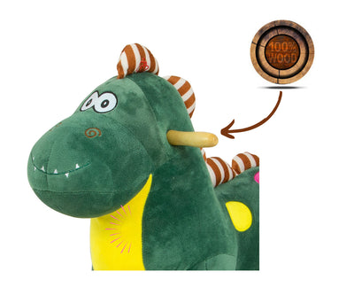 Lastulevystä valmistettu dinosaurushahmo