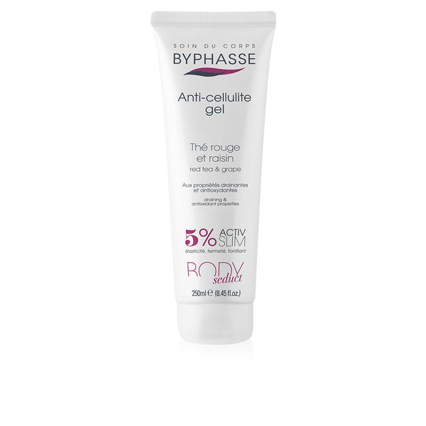 Byphasse Body seduct gel antselluliittigeeli punainen tee ja rypäle 250 ml | Vuodevaatteet.fi