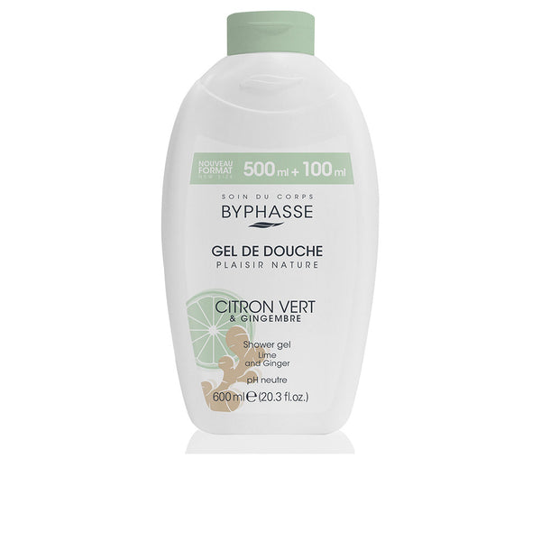 Byphasse Citron vert & ginger suihkugeeli 600 ml | Vuodevaatteet.fi
