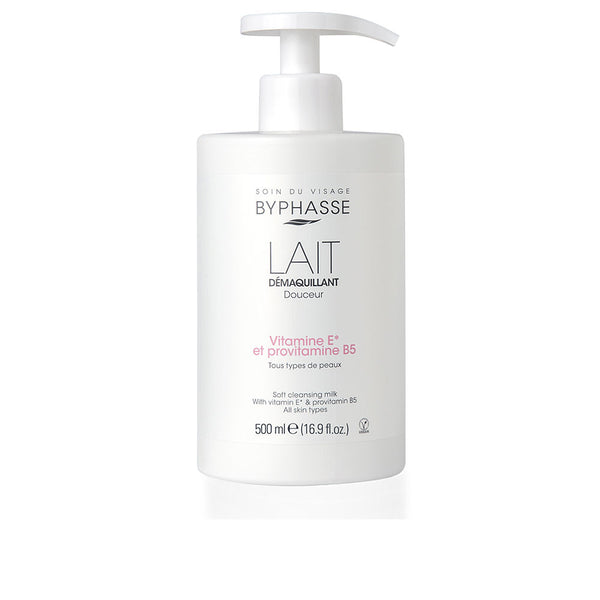 Byphasse Douceur make-up remover milk e-vitamiini ja provitamiini b5 500 ml | Vuodevaatteet.fi