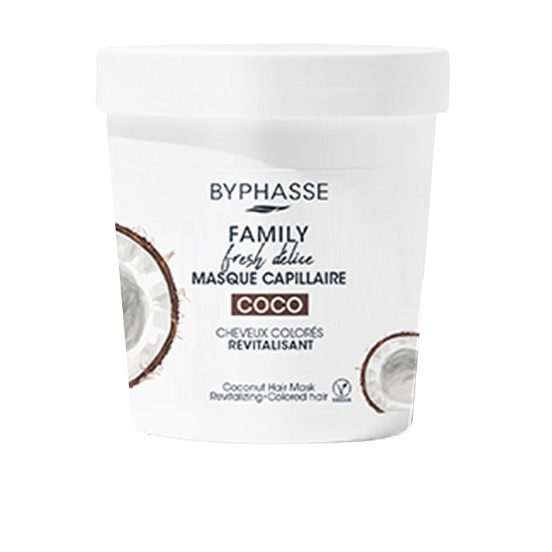 Byphasse Family fresh delice maski värjätyille hiuksille 250 ml | Vuodevaatteet.fi