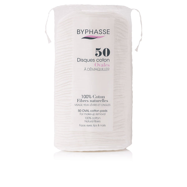 Byphasse Ovaalit cotton discs meikinpoistolaput 50 kpl | Vuodevaatteet.fi