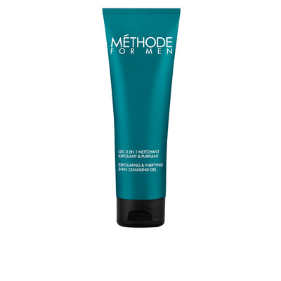 Méthode for men gel 3-in-1 puhdistava kuorinta&puhdistusaine 125 ml - JEANNE PIAUBERT