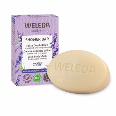 Shower bar rentouttava kiinteä suihkusaippua 75 gr - WELEDA