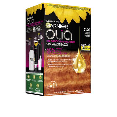 Olia kestävä värjäys #7,40-intensiivinen kupari - GARNIER