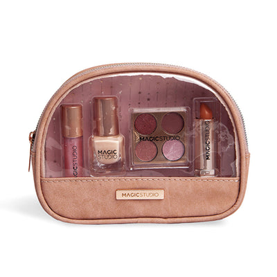 Rose quartz makeup bag erä 4 kpl - MAGIC STUDIO