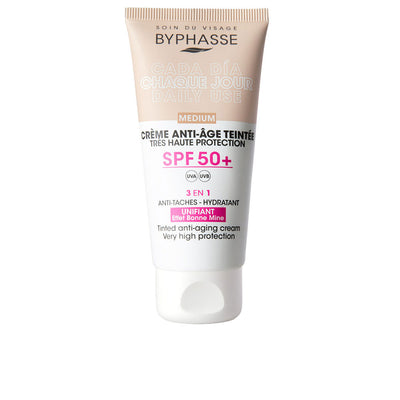 Anti-Aging Facial Cream With Color Spf50+ #Medium 50 Ml