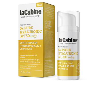 5x pure hyaluronic kasvovoide spf50 30ml - LA CABINE