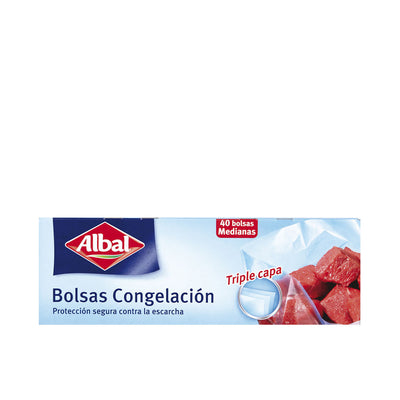 Medium freezer bags kolmikerroksinen 40 kpl - ALBAL