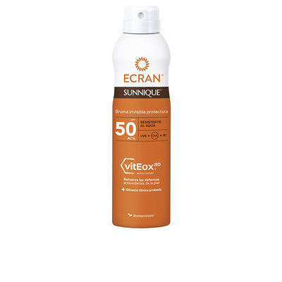 Ecran sunnique näkymätön suojaava sumu spf50 250 ml - ECRAN