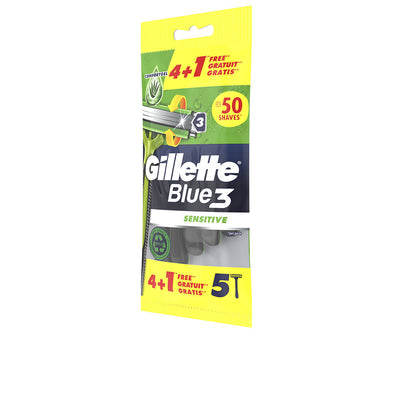 Blue 3 sensitive kertakäyttöinen partaterä 5 kpl - GILLETTE