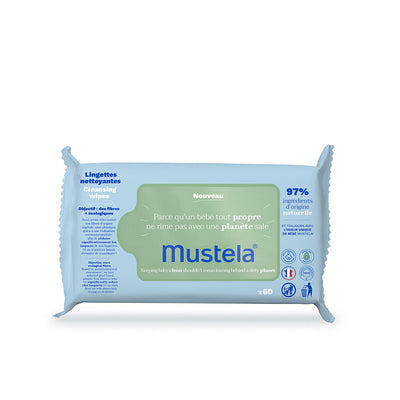 Baby-child puhdistuspyyhkeet 60 kpl - MUSTELA