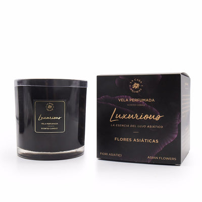 Luxurious tuoksukynttilä #aasialaiset kukat 650 gr - LA CASA DE LOS AROMAS