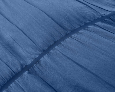 Indigo Sininen mikroperkaali pussilakanasetti Calais
