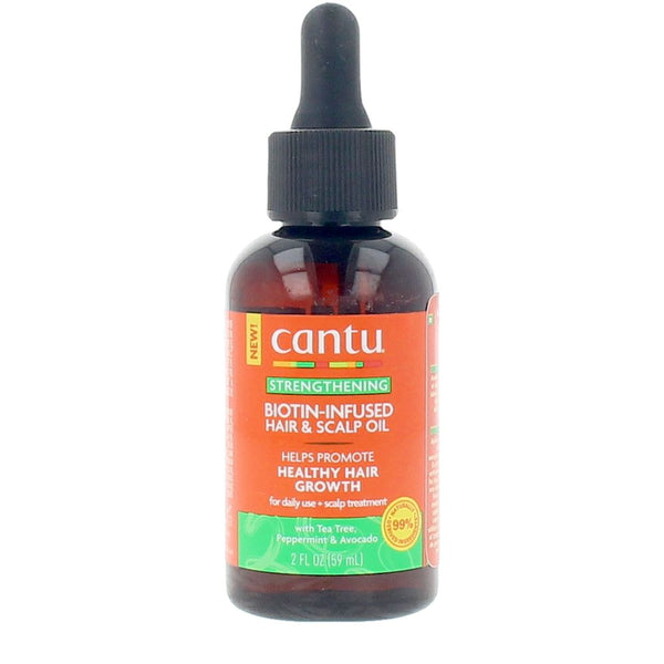 Cantu Biotin-infused hiuksille ja päänahalle öljy 59 ml | Vuodevaatteet.fi