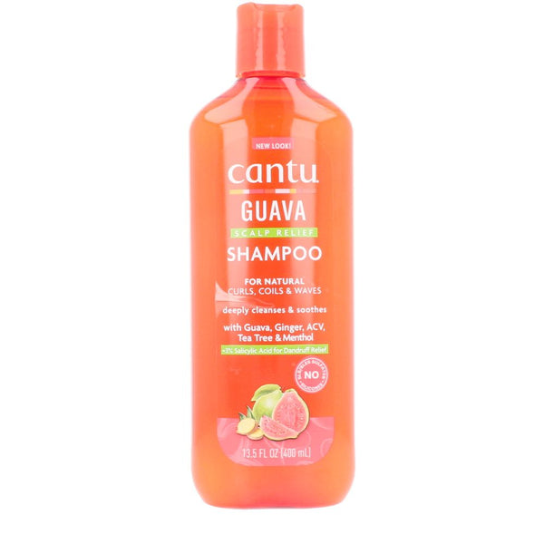 Cantu Guava & ginger hiuspohjan rauhoittava shampoo 400 ml | Vuodevaatteet.fi