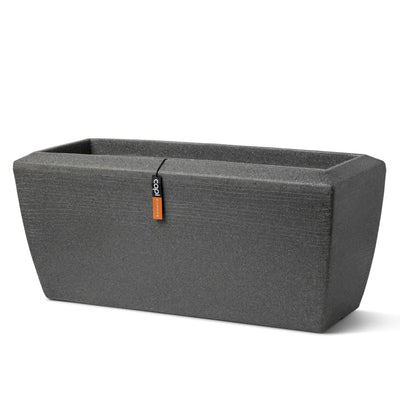 Capi Kukkalaatikko Arc Granite suorakaide 60x35x40 cm antrasiitti - Vuodevaatteet