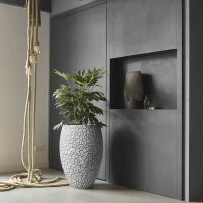 Capi Vaasinmuotoinen kukkaruukku Clay Elegant Deluxe 50x72cm norsunluu - Vuodevaatteet