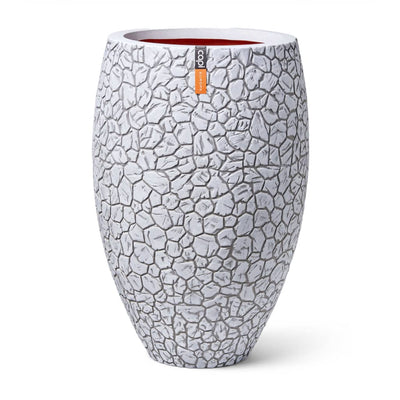 Capi Vaasinmuotoinen kukkaruukku Clay Elegant Deluxe 50x72cm norsunluu - Vuodevaatteet