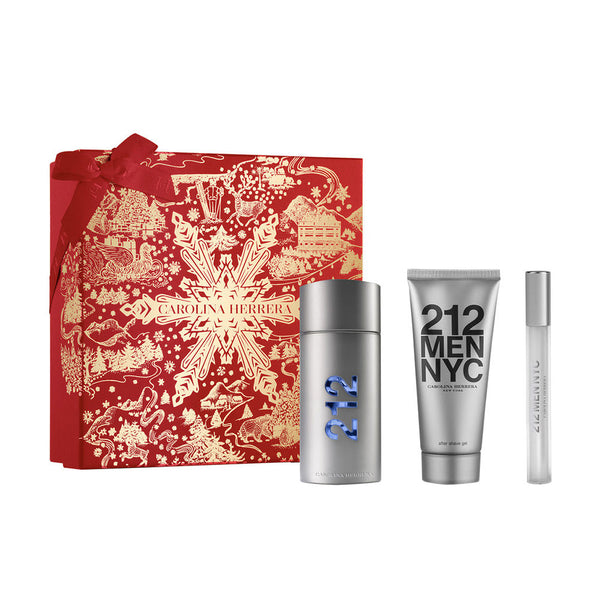 Carolina Herrera 212 Nyc Men Estuche 3 Pz | Vuodevaatteet.fi