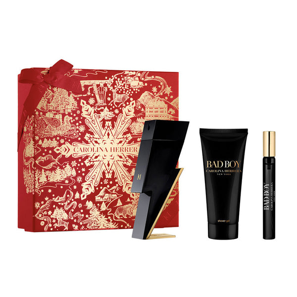 Carolina Herrera Bad Boy Case 3 Pcs | Vuodevaatteet.fi