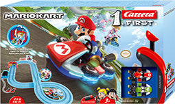Carrera First -autorata, jossa Nintendo Mario Kart -teemalla Mario ja Luigi -hahmot kilpailevat.