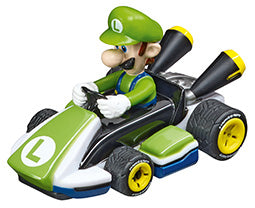 Carrera First -autorata, jossa Nintendo Mario Kart -teemalla varustetut Mario ja Luigi -autot.