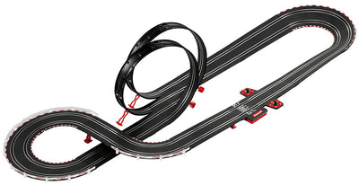 Carrera Go -autorata, jossa on Speed Grip -kaarre ja 53 metriä radan pituutta.