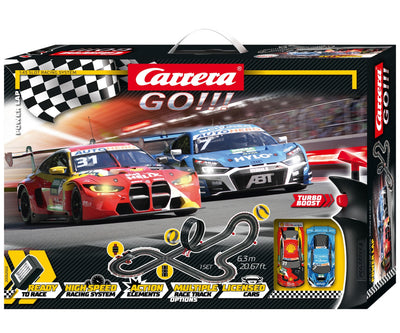 Carrera Go -autorata, DTM Power Lap -malli, pituus 6,3 metriä.