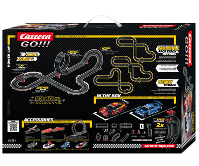 Carrera Go -autorata, DTM Power Lap -malli, pituus 6,3 metriä.
