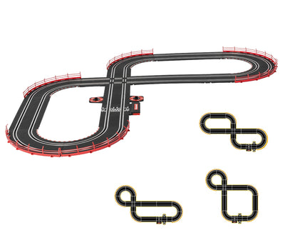 Muovinen NASCAR-ratasarja 3,6m