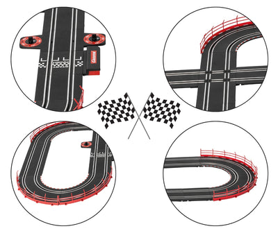 Muovinen NASCAR-ratasarja 3,6m