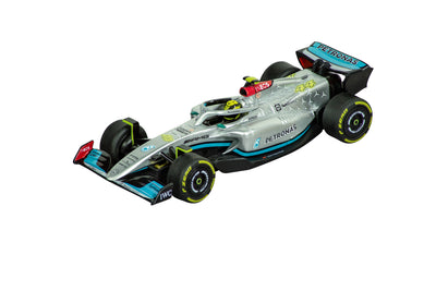 Carrera Go -autorata, Formula Champions -setti, 43 metriä radanpituutta, kaksi kilpa-autoa ja rataprofiileja.