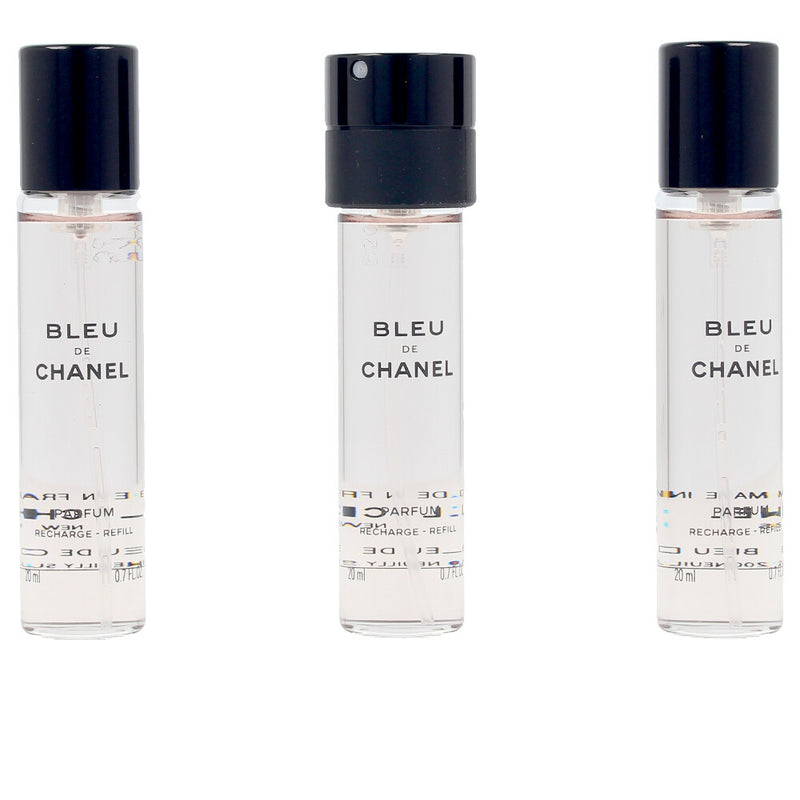 Chanel Bleu eau de parfum -suihke twist & spray, 3 täyttöpullot x 20 ml | Vuodevaatteet.fi