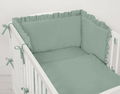 Pinnasängyn Reunapehmuste - Pastelgreen