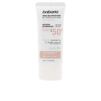 Solar multiproteccion väriä korjaava aurinkovoide spf50+ 50 ml - BABARIA