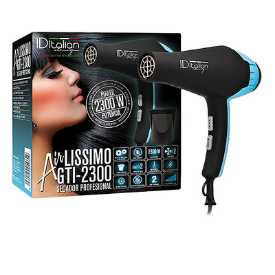 Airlissimo gti 2300 hiustenkuivaaja #sininen 1 kpl - ID ITALIAN