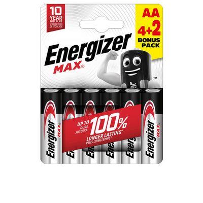 Energizer max power lr06 aa paristopakkaus 6 kpl - ENERGIZER
