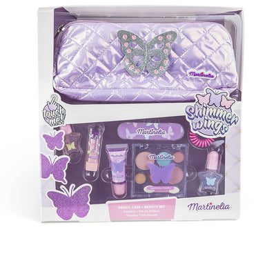Shimmer wings pencil case & beauty case 8 kpl - MARTINELIA