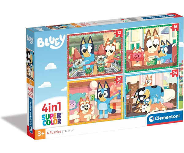 Clementoni - Clementoni Bluey palapeli 4 in 1