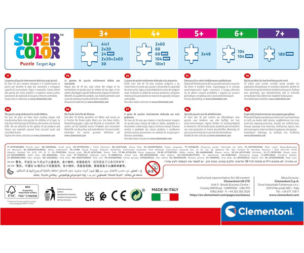 Clementoni - Clementoni Bluey palapeli 4 in 1