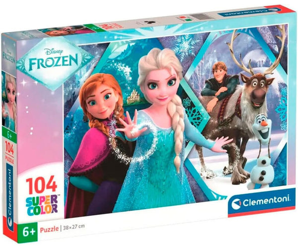 Clementoni - Clementoni Super Color Frozen palapeli 104 palaa