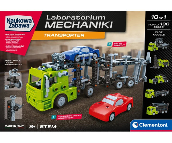Clementoni - Clementoni Tiedeleikki Mekaniikan laboratorio - kuljetusauto