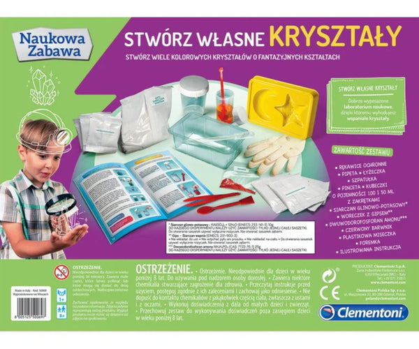 Clementoni - Clementoni Tieteellinen Leikki Lab Luo Omat Kiteesi