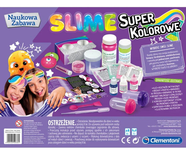 Clementoni - Clementoni Tiedelaboratorio Supervärikäs Slime