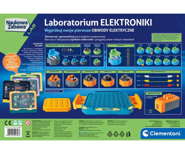 Clementoni - Clementoni Tiedehauska Lab Elektroniikan laboratorio