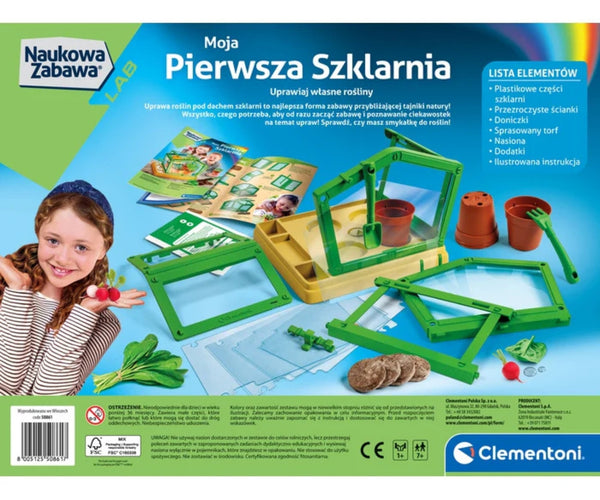 Clementoni - Clementoni Tieteellinen Leikki Lab Minun ensimmäinen kasvihuoneeni