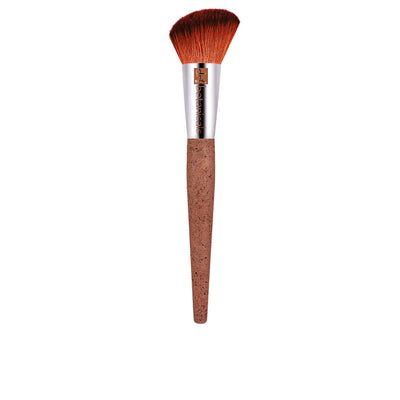 Angled blusher brush bioninen synteettinen karva, kierrätetty alumiini, kahvi & maissi kahva 1 kpl - VELANDIA