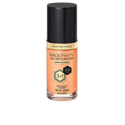 Facefinity 3in1 pohjustusvoide, peitevoide & meikkivoide #85-caramel 30 ml - MAX FACTOR