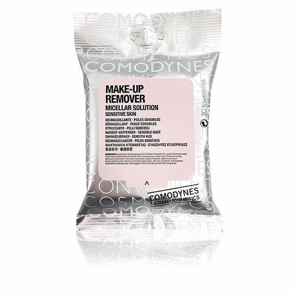 Comodynes Make-up remover mikelliratkaisu herkälle iholle 20 u | Vuodevaatteet.fi